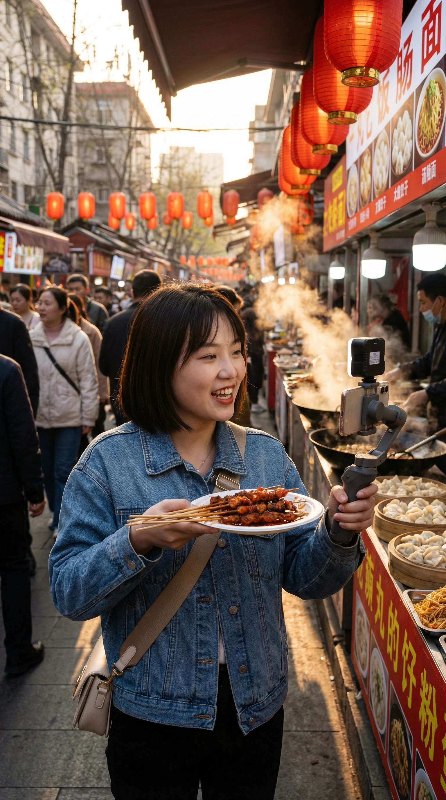 成都街头寻找最地道的美食